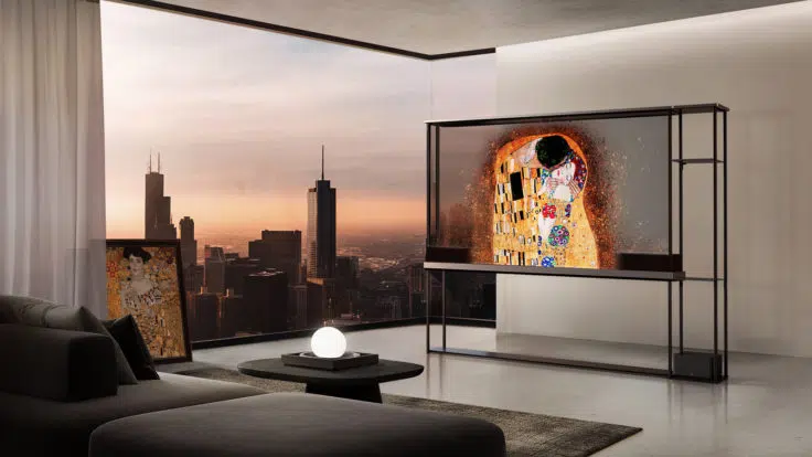 LG SIGNATURE OLED T Hochhaus