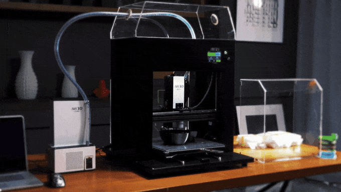 NAW 3D Drucker Bauraum