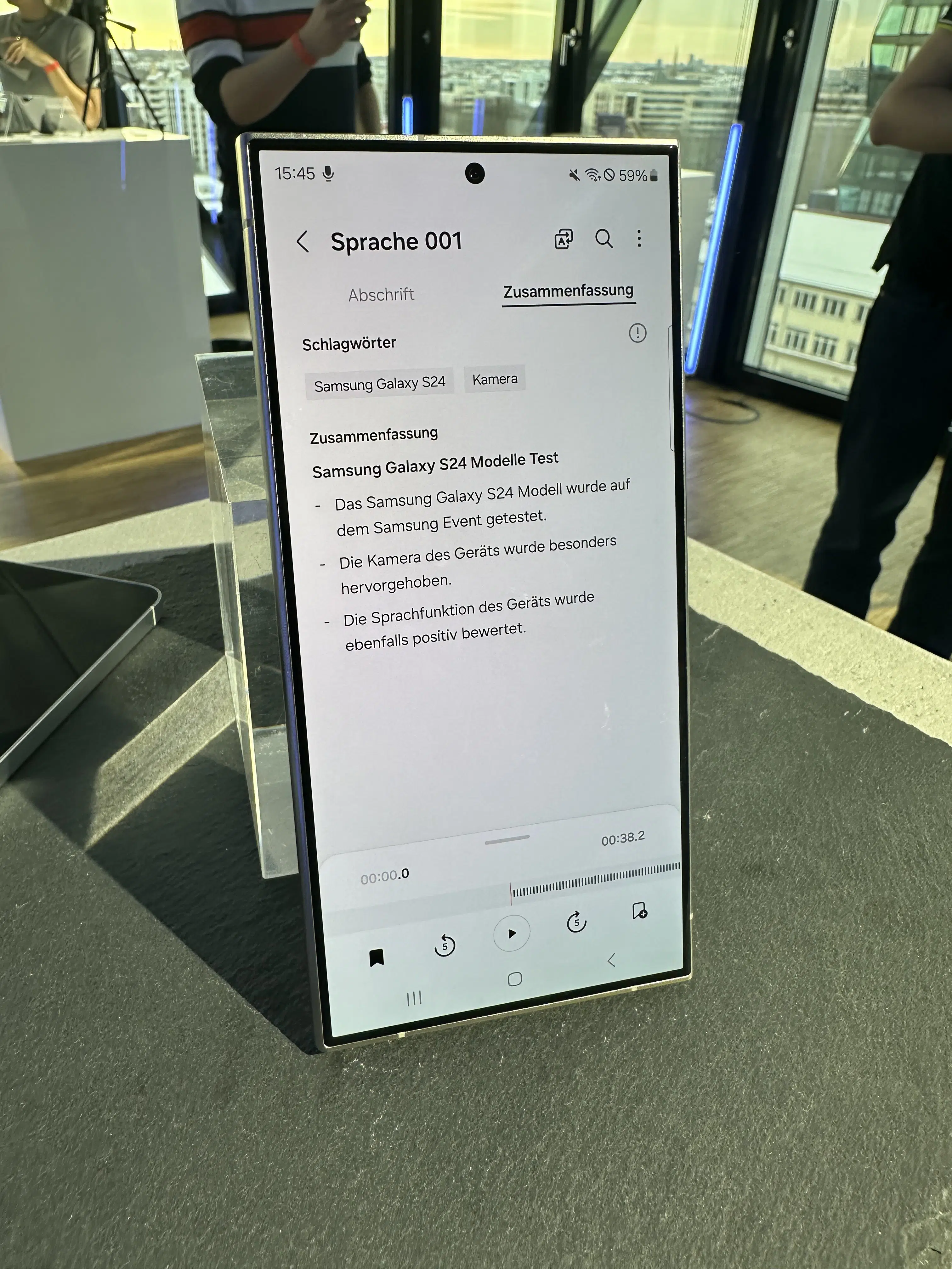 Samsung Galaxy S24 Zusammenfassung