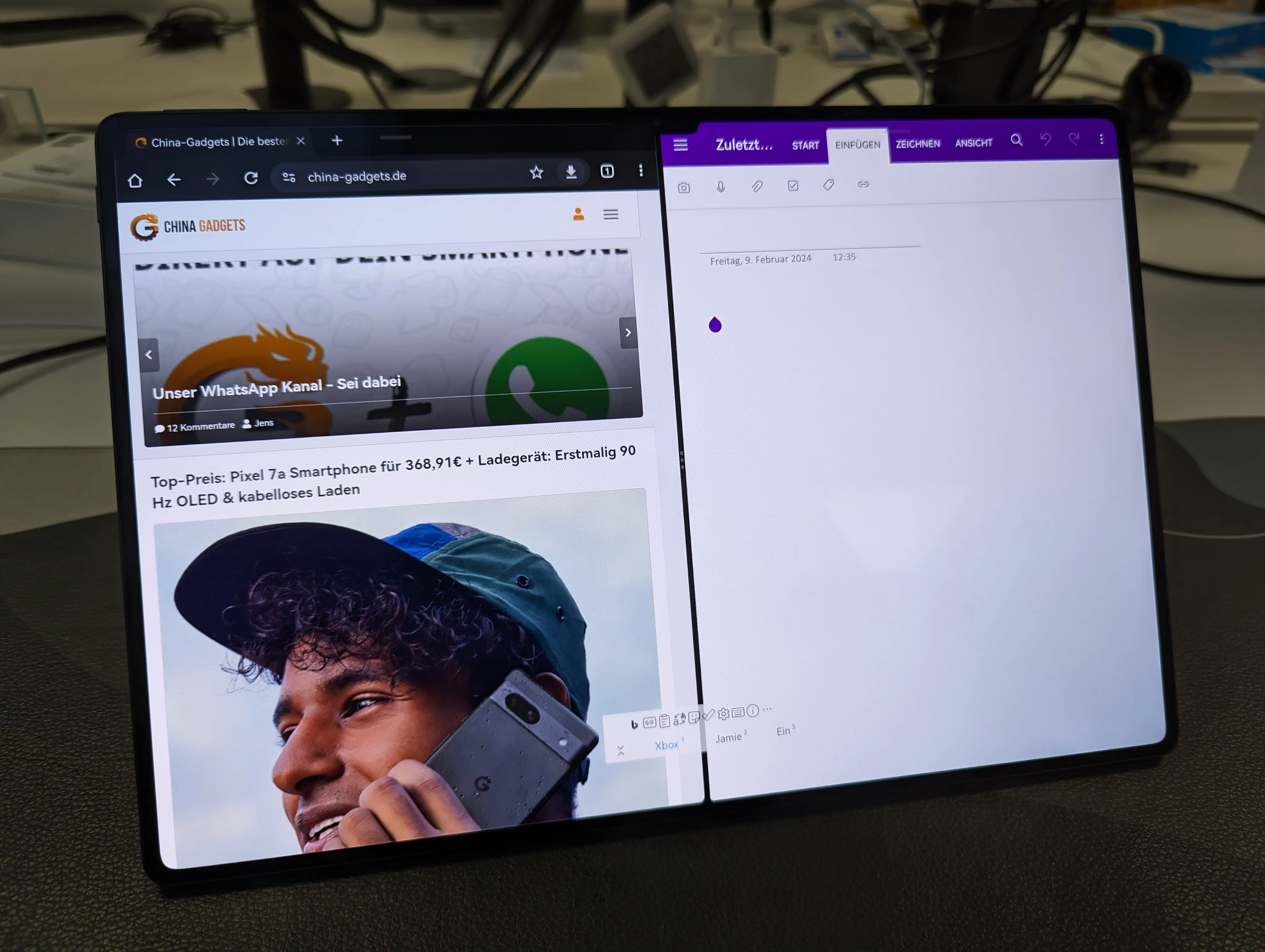 Huawei MatePad Pro 132 Multitasking