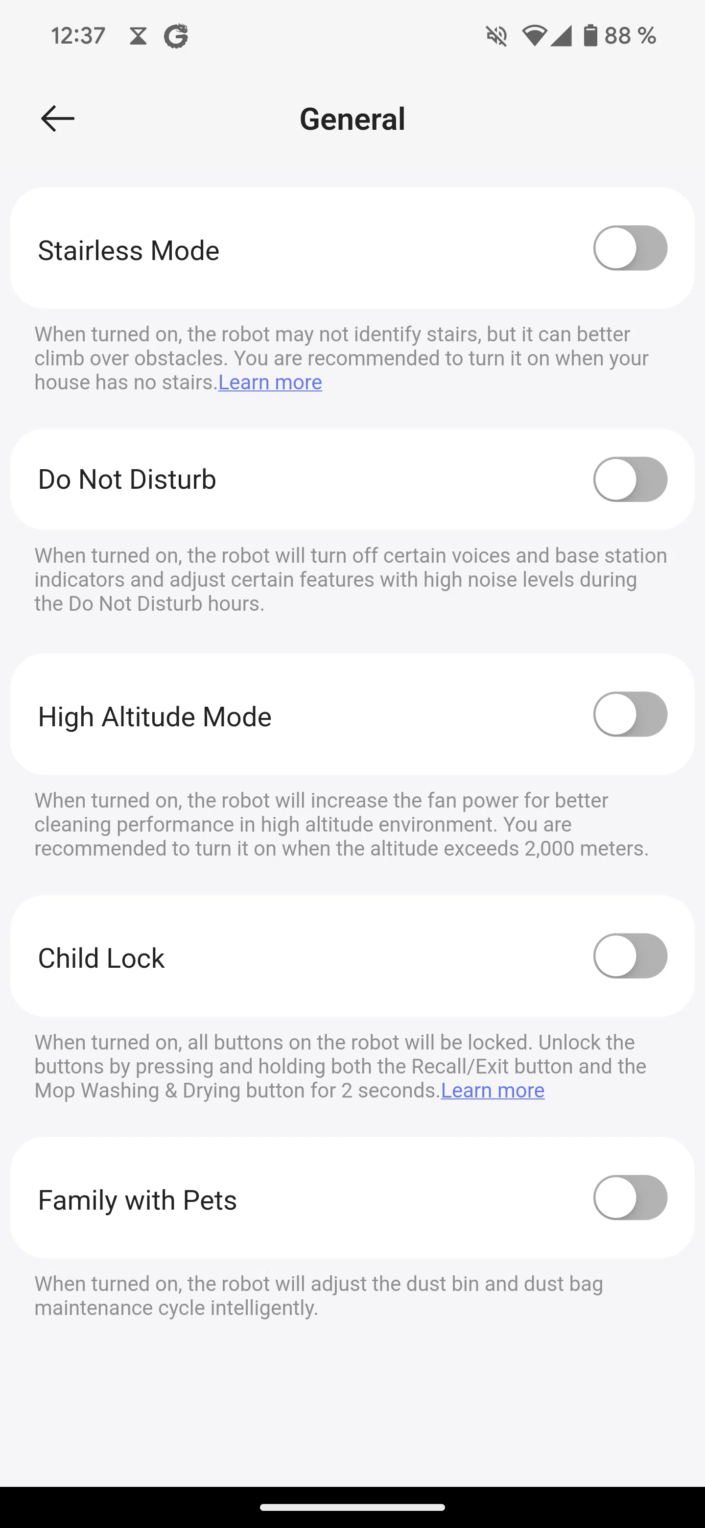 Narwal Freo X Ultra Treppenmodus
