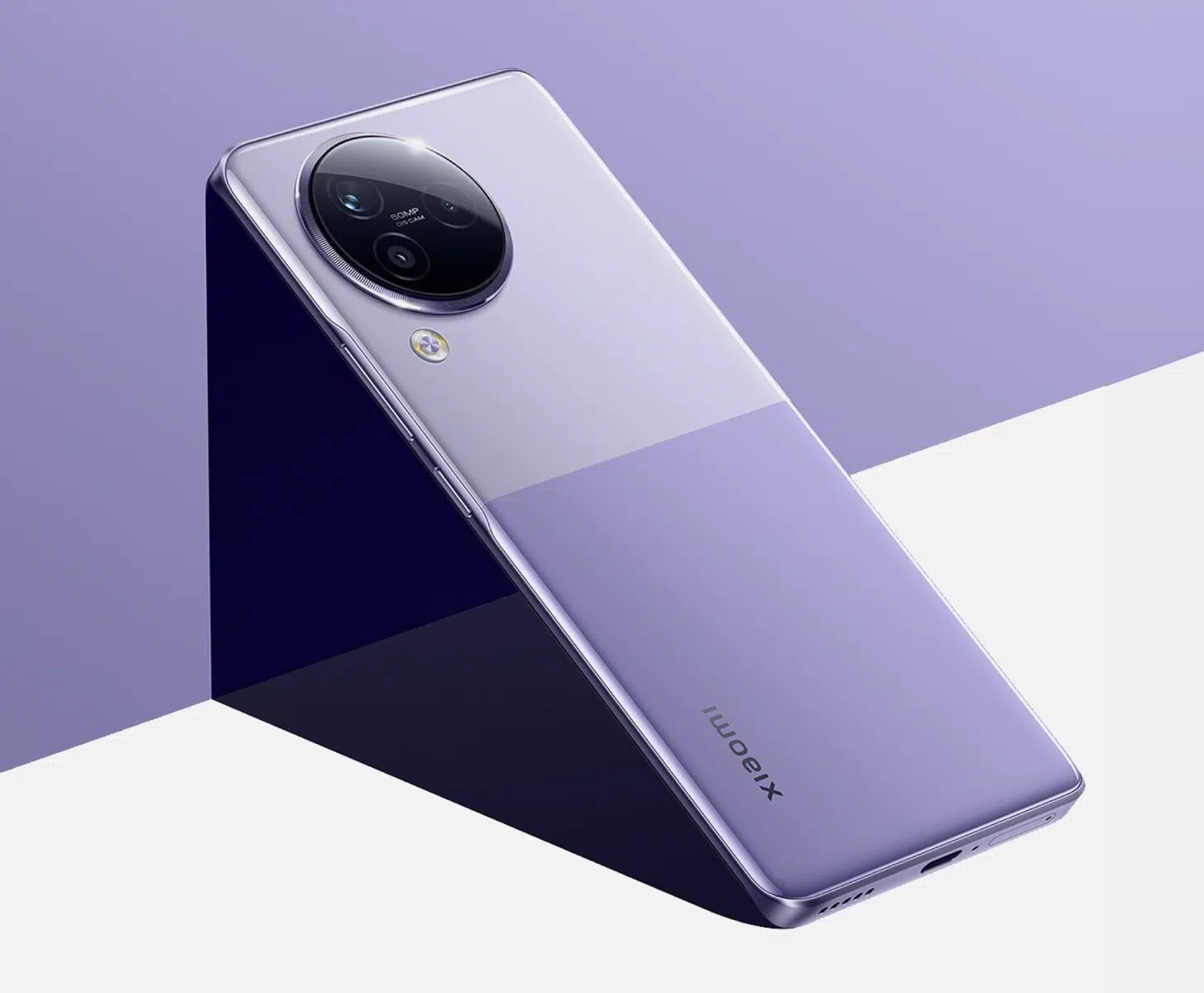 Xiaomi Civi 4 lila Rückseite