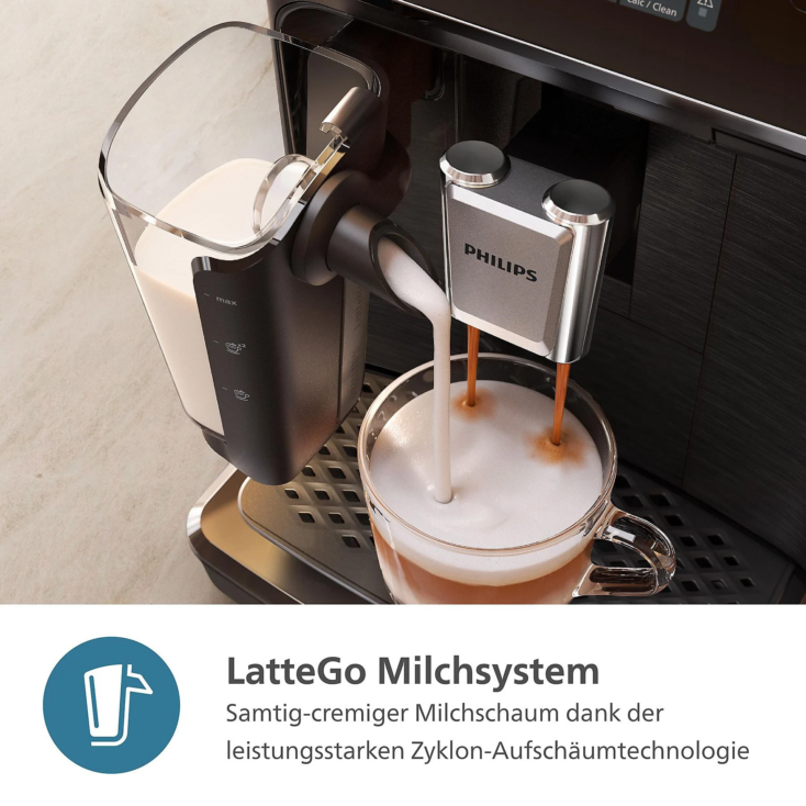 philips 2300 lattego kaffevollautomat LatteGo System