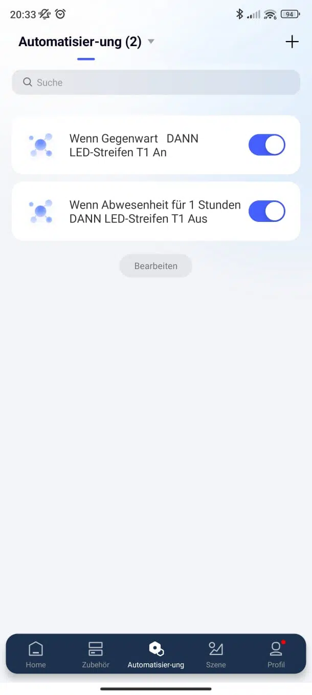 Aqara LED Strip T1 App autmatisierung Anwesenheitssensor Aqara LED Strip T1 App autmatisierung Anwesenheitssensor