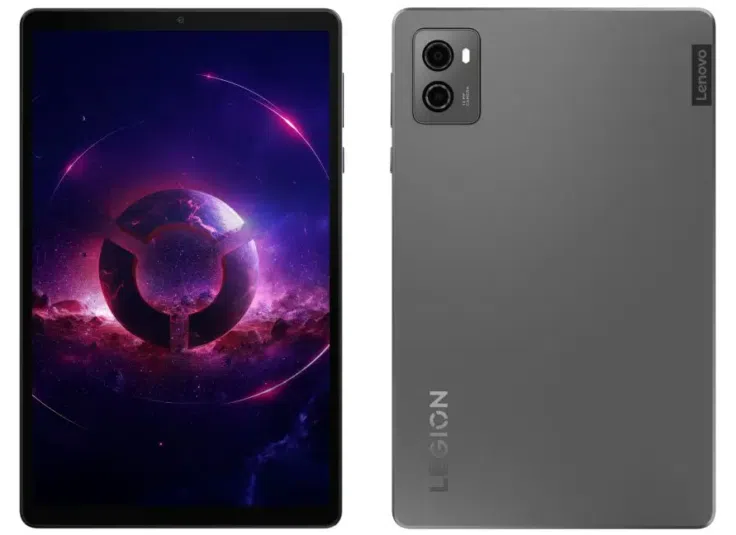 Lenovo Legion Tab Front und Rueckseite