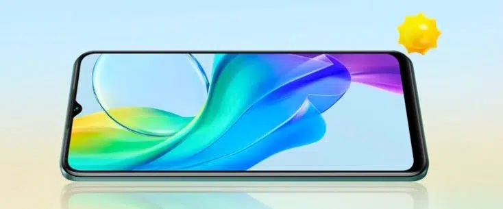 Vivo Y03 Frontansicht mit Display