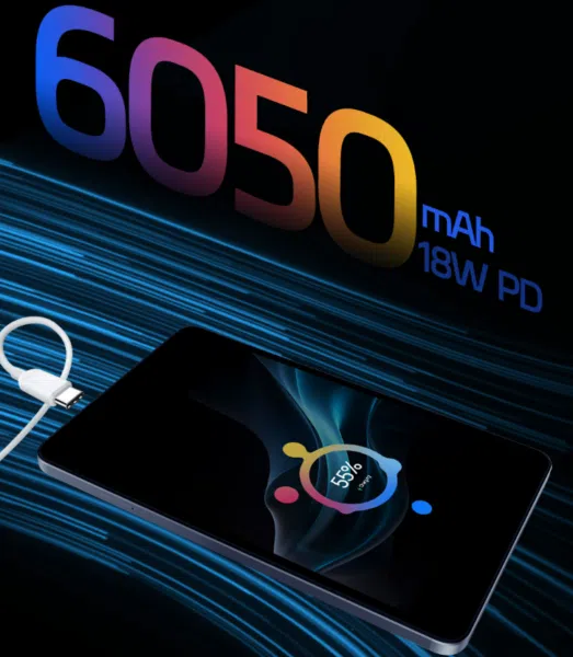 Alldocube iPlay 60 mini Pro Akku und USB-C