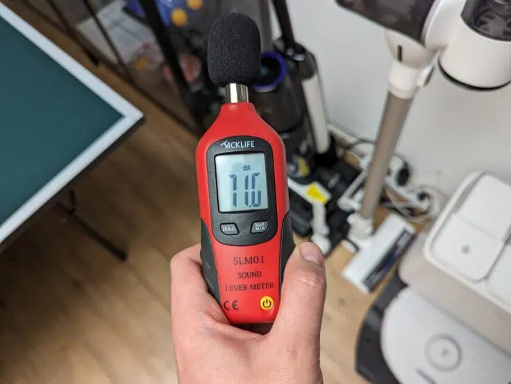 Tineco Floor One Switch S7 Lautstärke bei der Trocknung