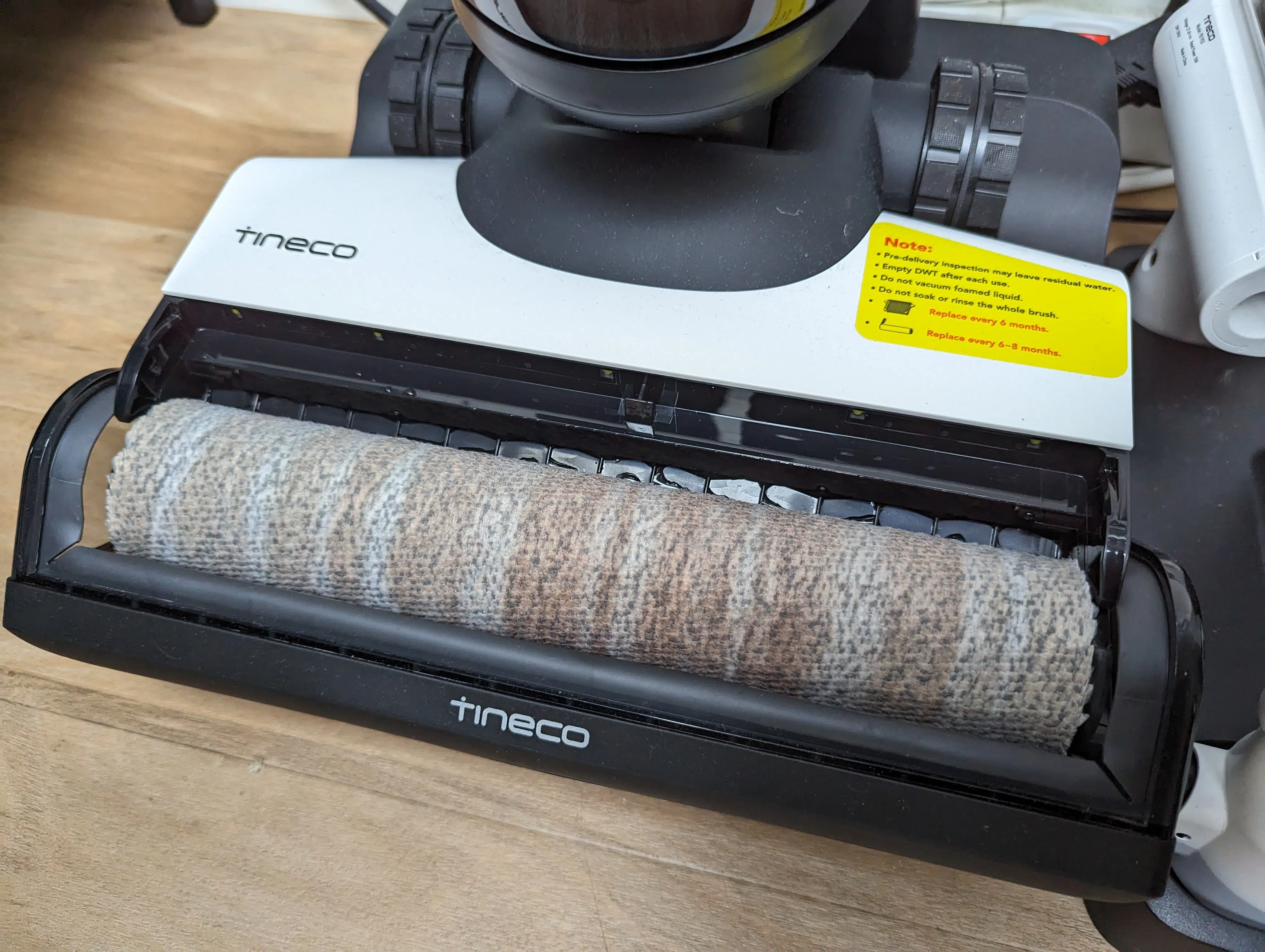 Tineco Floor One Switch S7 Walze vorher