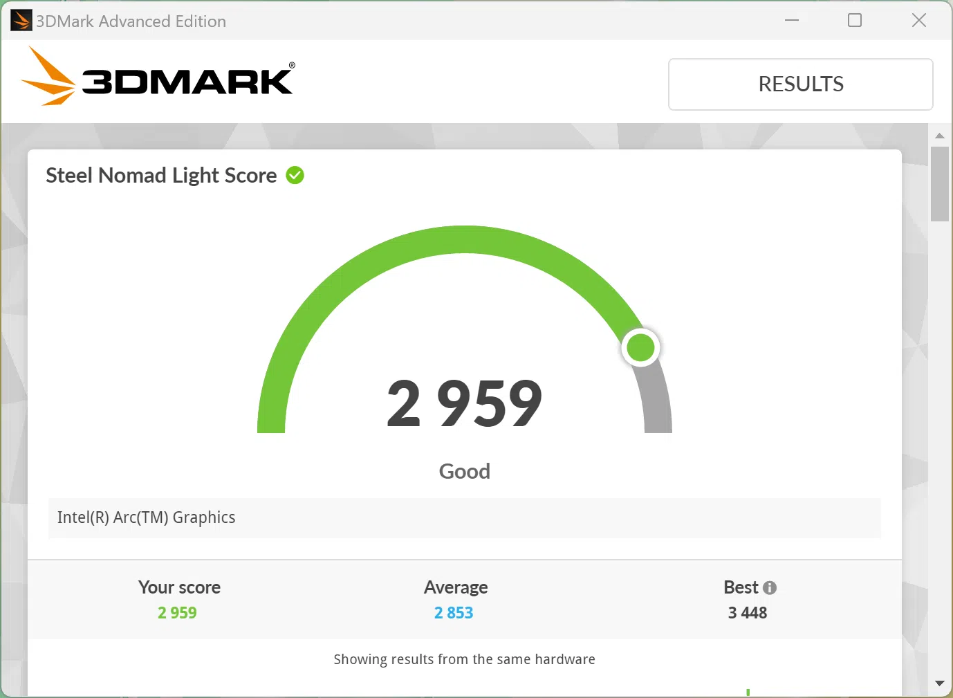 Huawei MateBook 14 2024 3DMark