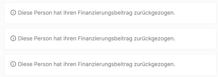 Migo Ascender Beitrag zurückgezogen