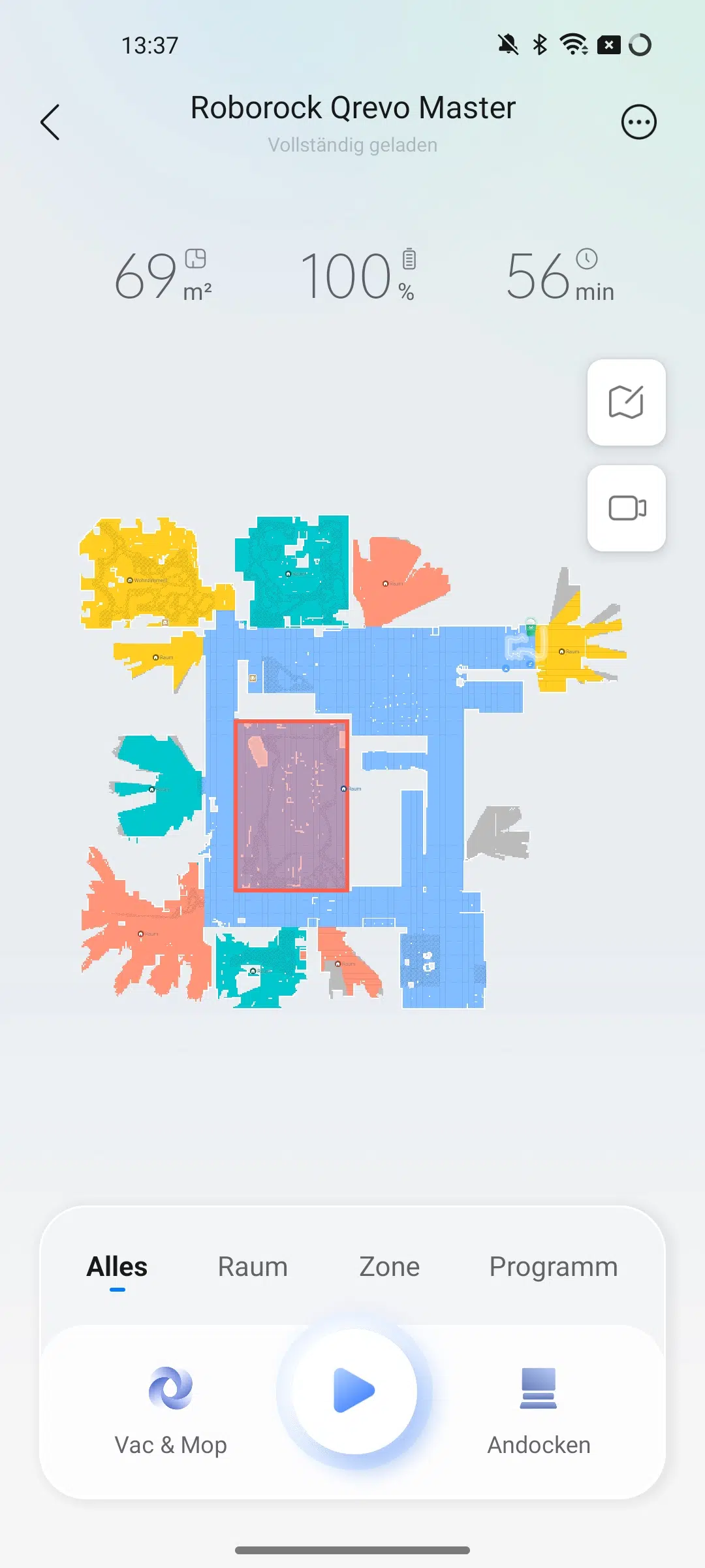 Roborock Q Revo Master Karte