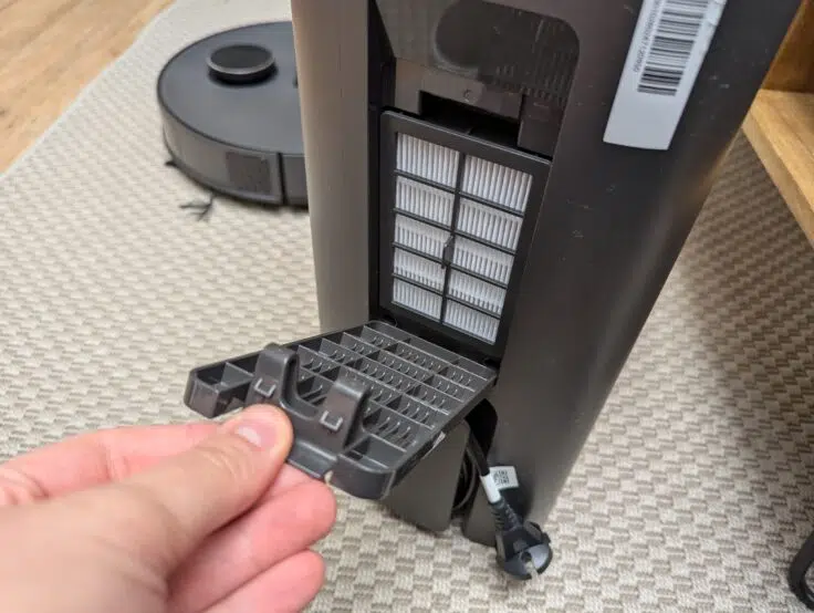 Eureka E20 Plus Saugroboter Filter Absaugstation