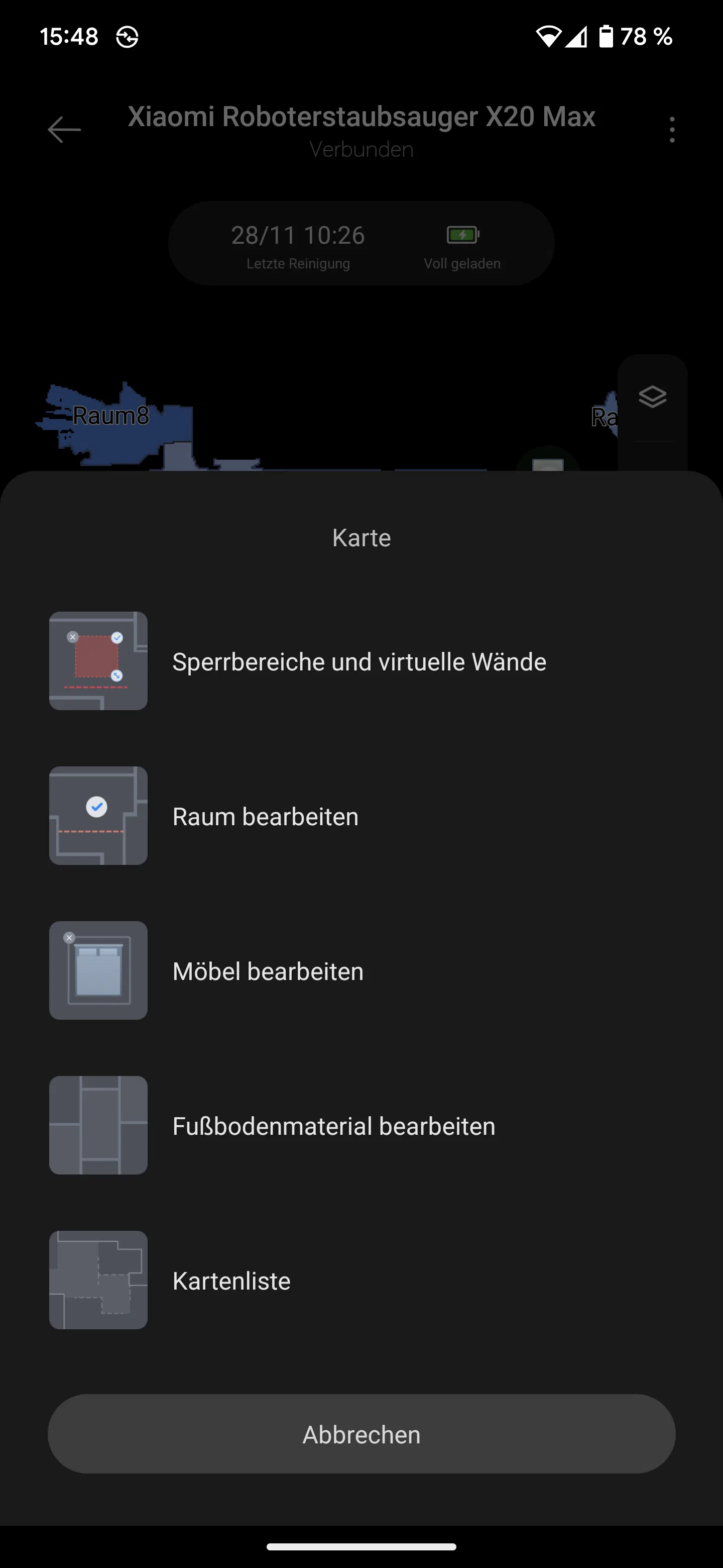 Xiaomi X20 Max Kartenbearbeitung