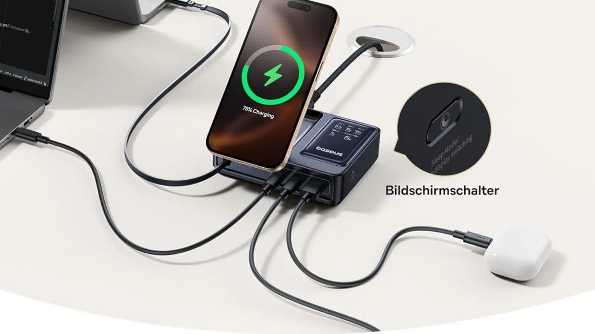 Baseus Nomos 5 in 1 Ladestation Laden
