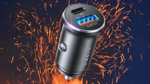 Zum Mitnehmen für 6,70€: LISEN 54W USB-C Bestseller KFZ Ladegerät