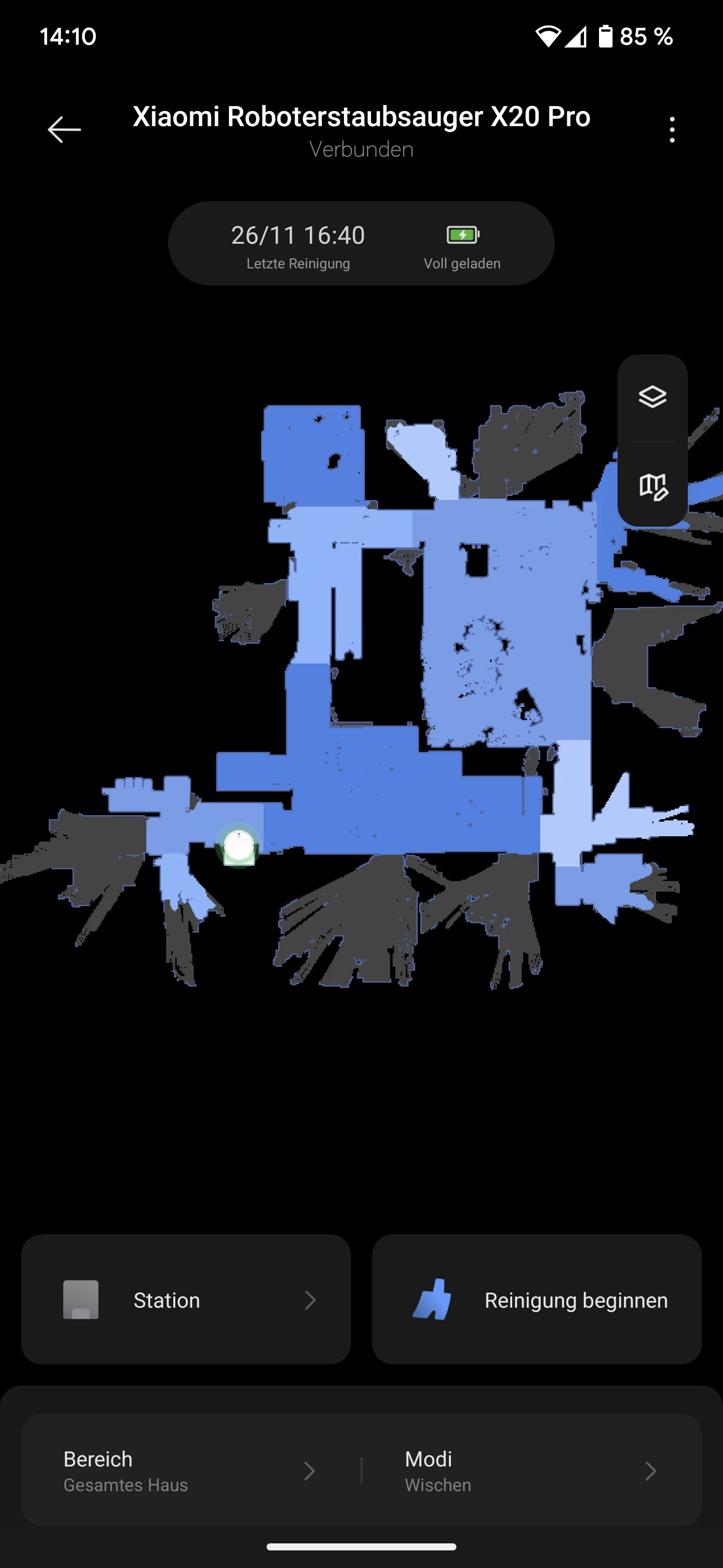 Xiaomi X20 Pro App Karte