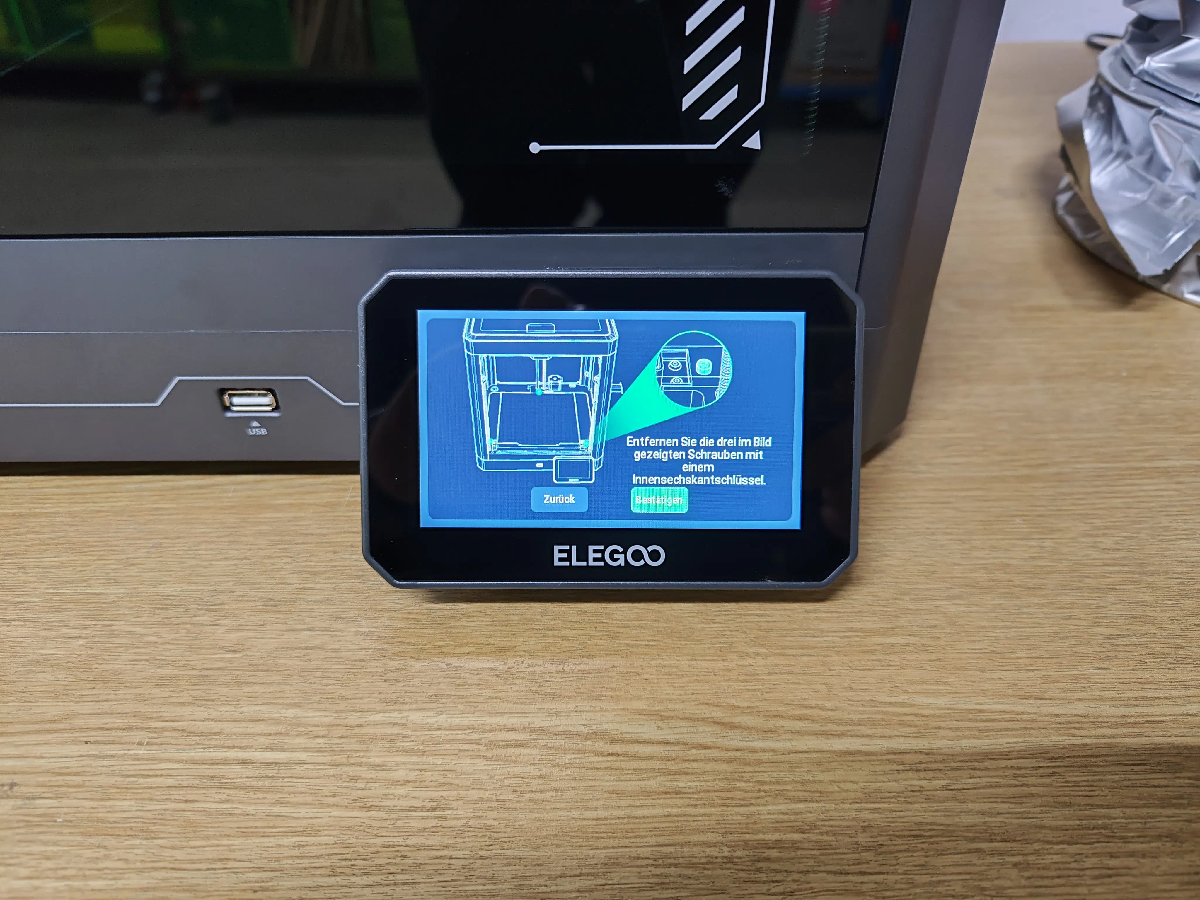 ELEGOO Centauri Carbon Inbetriebnahme1