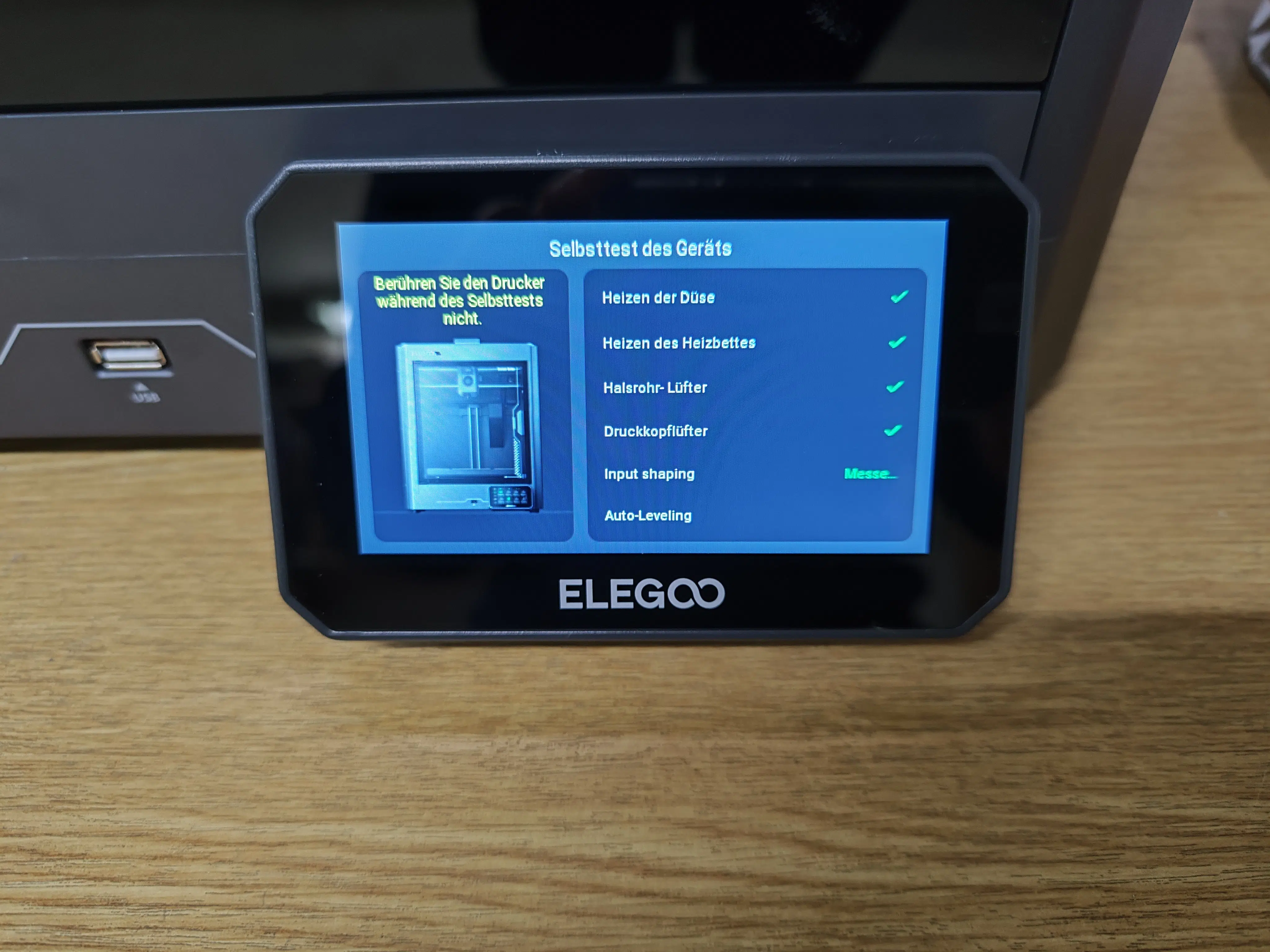 ELEGOO Centauri Carbon Selbsttest 2