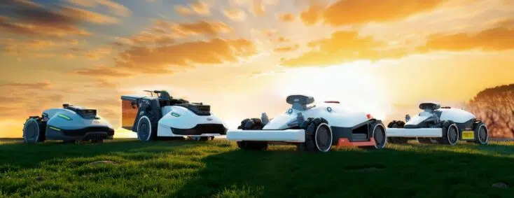 Line-Up der neuen Mammotion Mini-Mähroboter