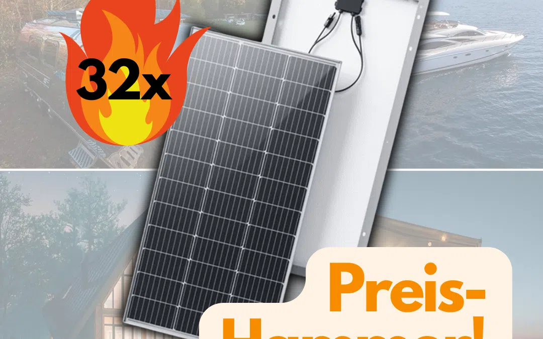 Renogy 100W 12V Solarpanels-32-Stk-Bundle