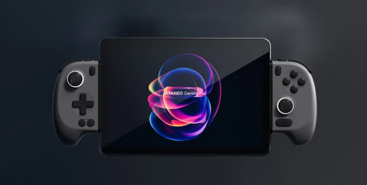 AYANEO Gaming Pad Frontansicht mit Controller