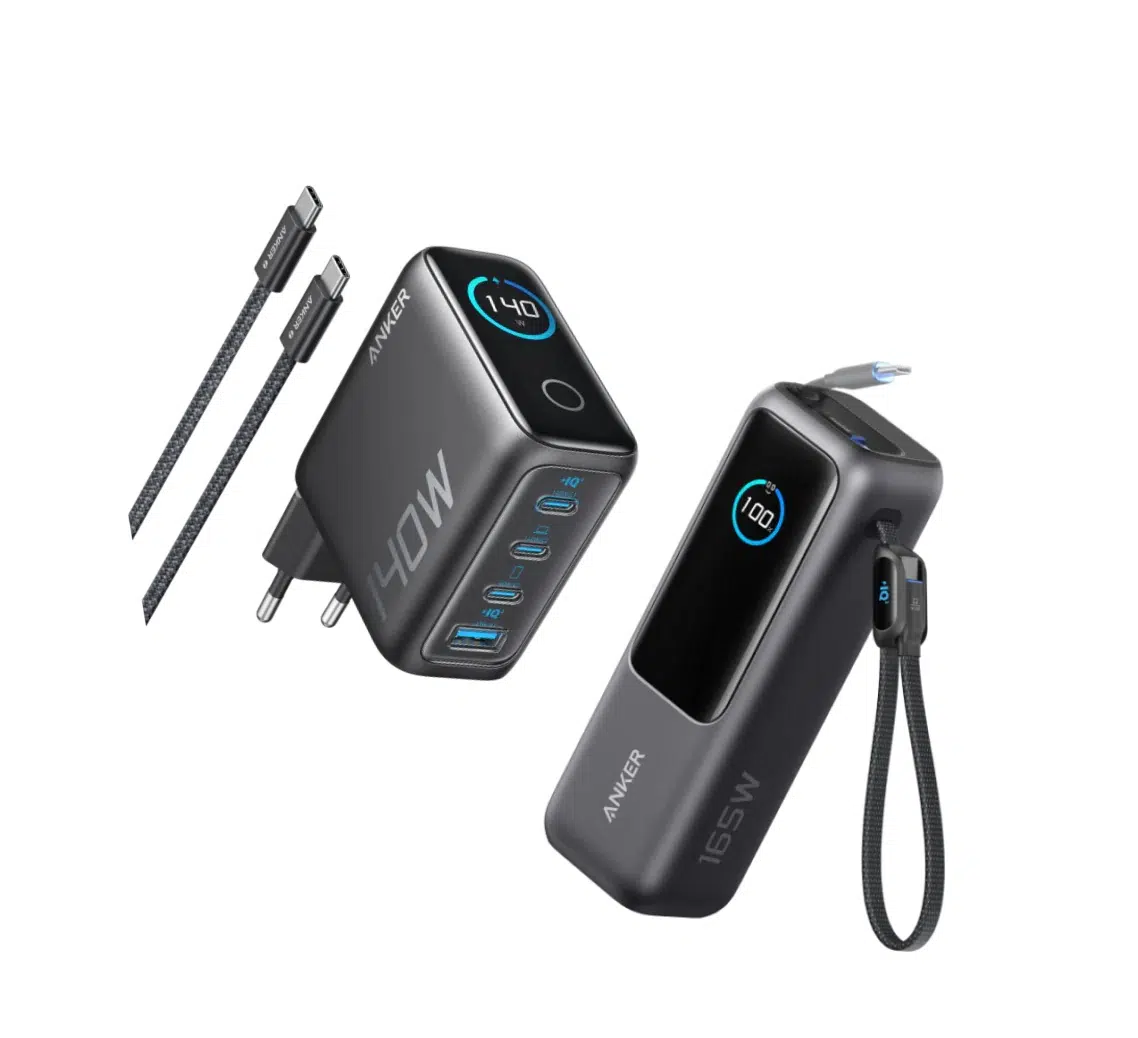 Anker Powerbank mit 165W & 25.000mAh + 140W Charger für 142,98€ statt 189,98€