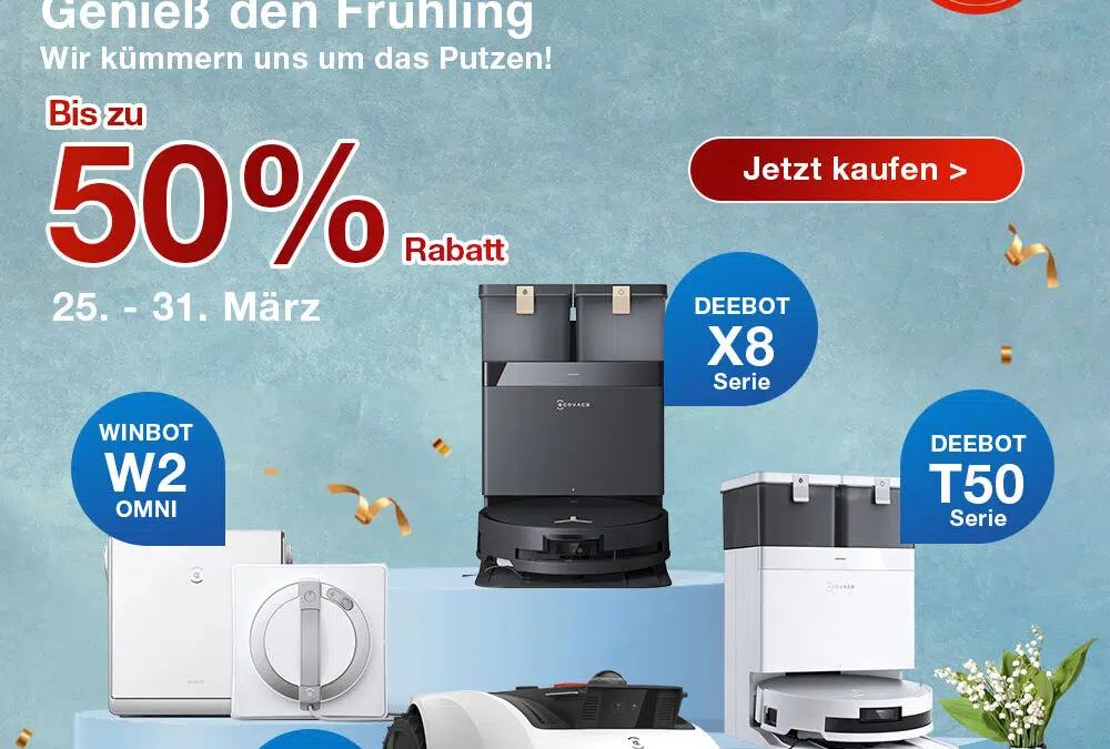 ECOVACS Frühlingsangebote