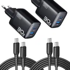 INIU 30W Ladegerät Doppelpack mit Kabeln