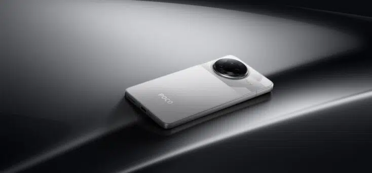 POCO F7 Pro in Silber