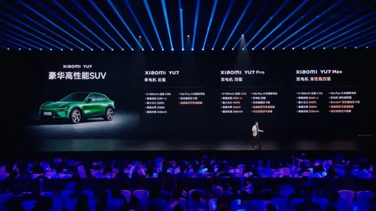 Xiaomi YU7 SUV: Neues E-Auto startet ab 30.000€ in China