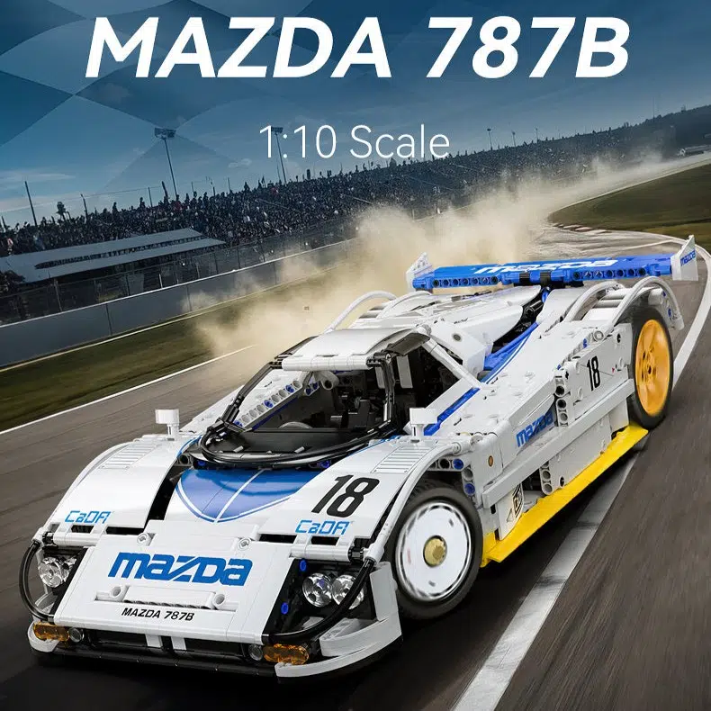 CaDA Mazda 787B – Der Le Mans Gewinner von 1991 als Klemmbausteinset aus ~1800 Teilen