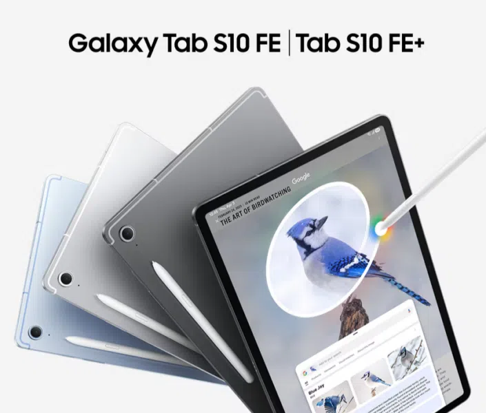 Samsung Galaxy Tab S10 FE Produktfoto Farben
