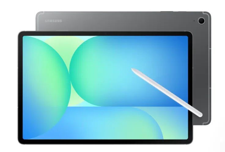 Samsung Galaxy Tab S10 FE Vorderseite mit Rückseite