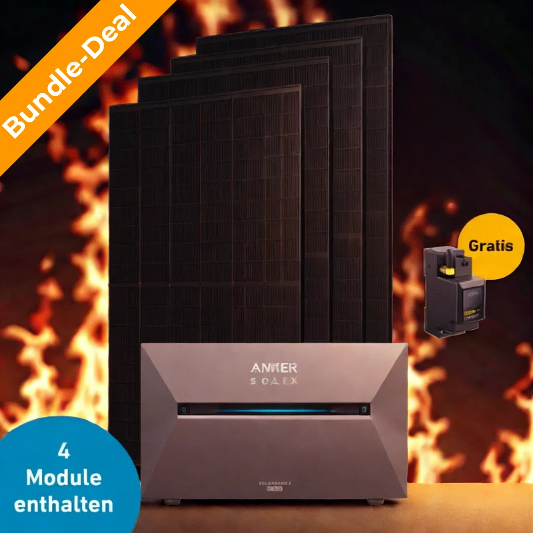 Bundle-Deal für 1419€: Anker SOLIX Solarbank 3 Pro + 2000W bifaz. Full Black Module + Anker Smart Meter