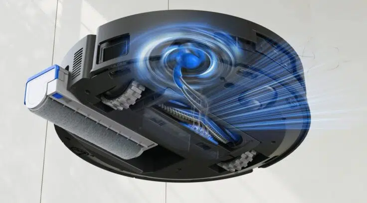 Ecovacs X9 Pro Omni Unterseite