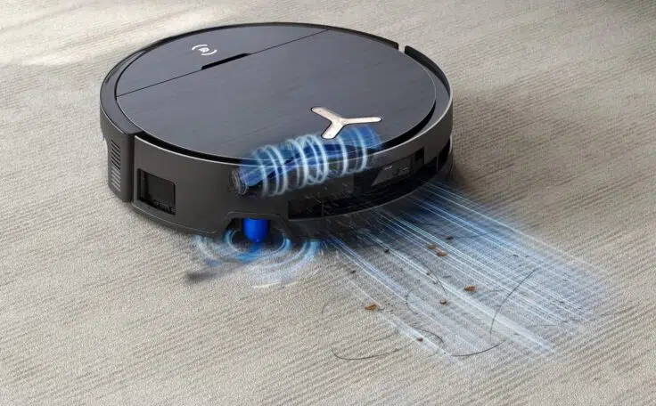Ecovacs X9 Pro Omni beim Saugen