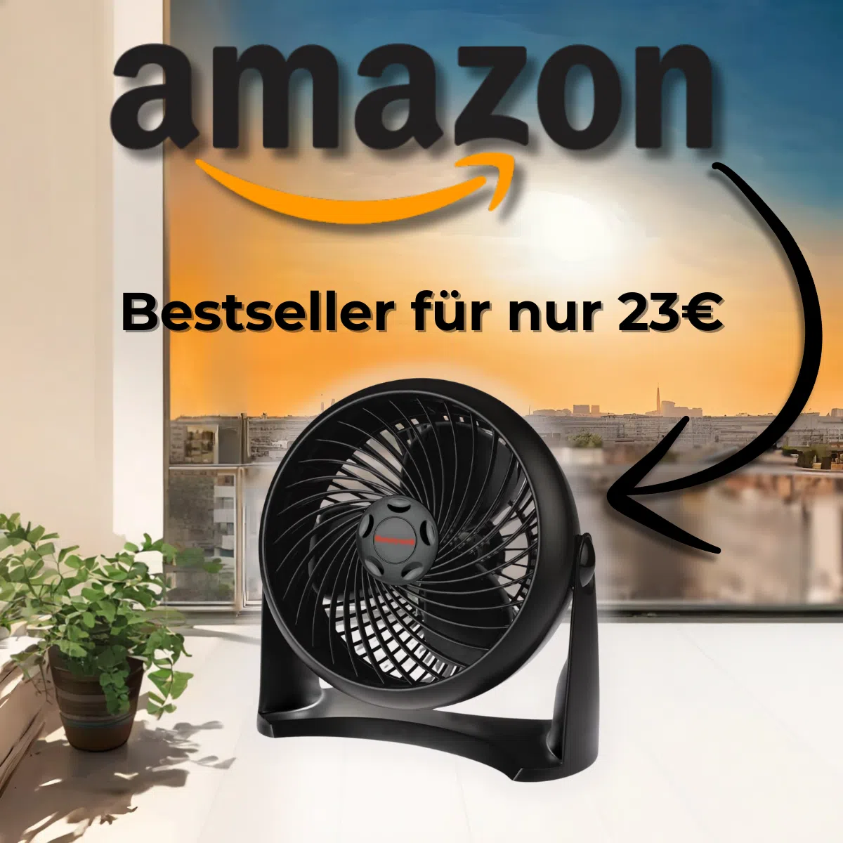 Amazons Bestseller: Honeywell TurboForce Ventilator für 23€ gegen die Sommerhitze