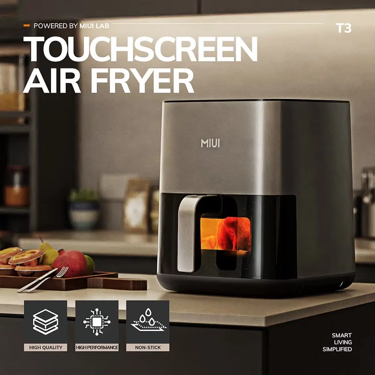 MIUI Air Fryer mit 5L & Sichtfenster: Update für die Küche, nicht fürs Handy?