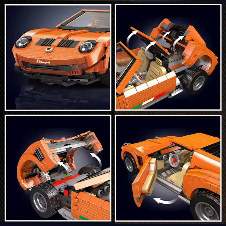Mould King Lamborghini Miura P400 3
