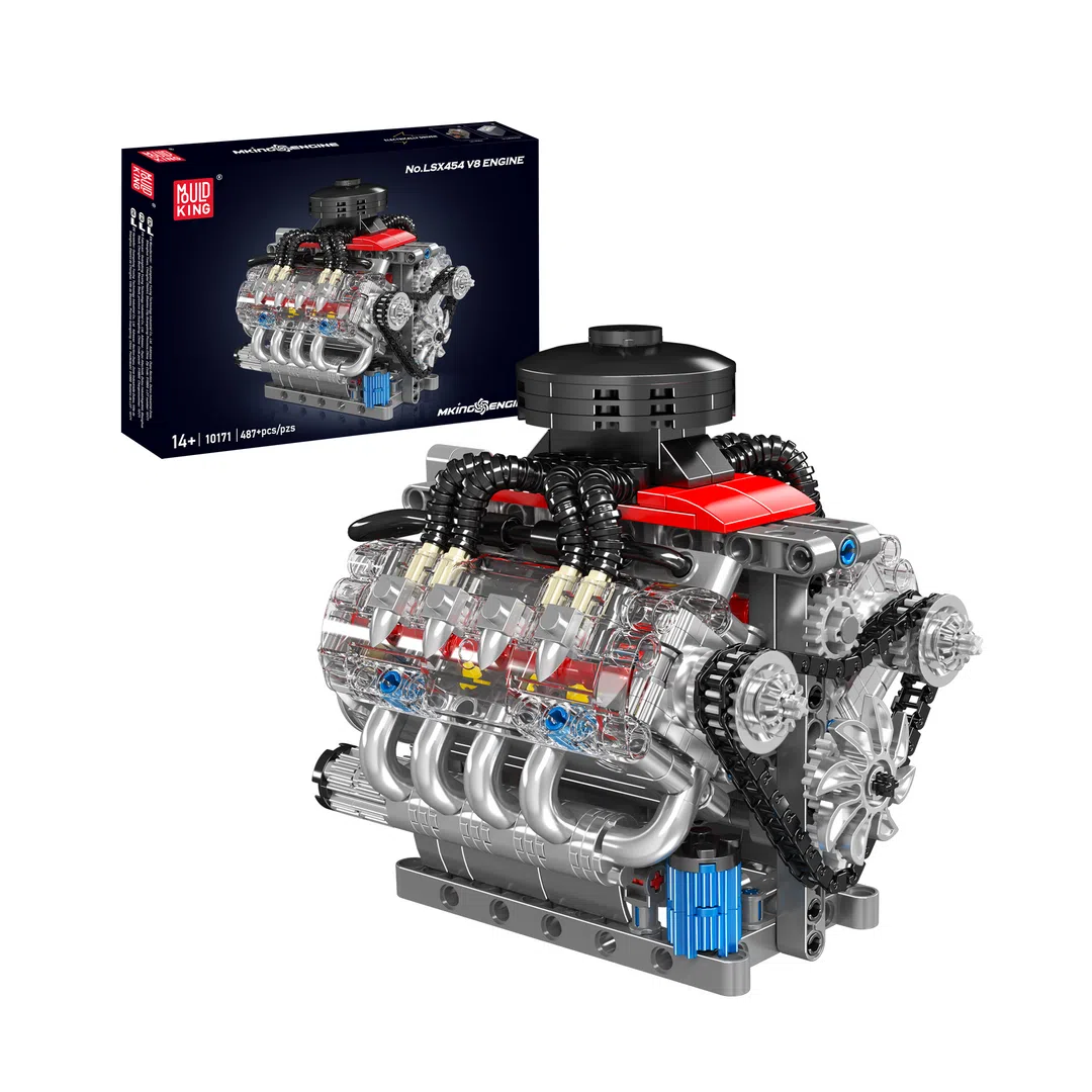 Mould King V8 Motor (10171): Läuft dieses Technik-Herz mit 487 Teilen rund?