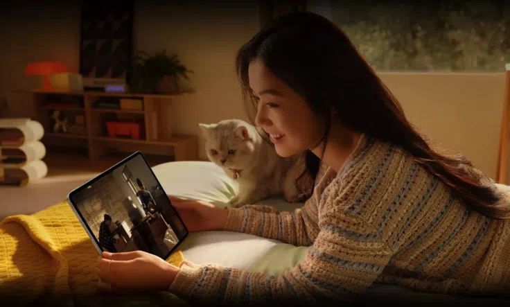 OnePlus Pad 2 Pro beim Serien schauen