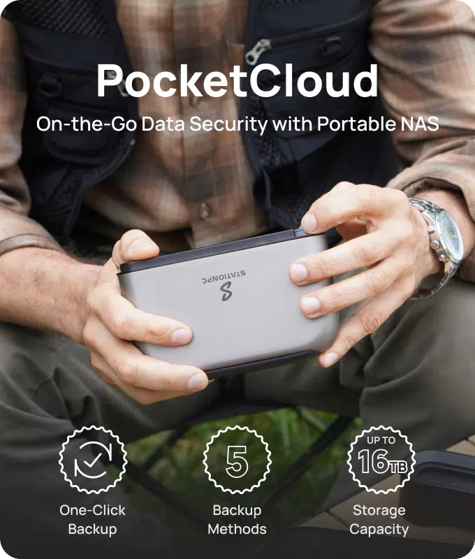 PocketCloud: Dieses Hosentaschen-NAS mach Daten-Backups extrem einfach
