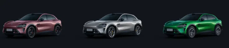 Xiaomi YU7 SUV Modellvarianten