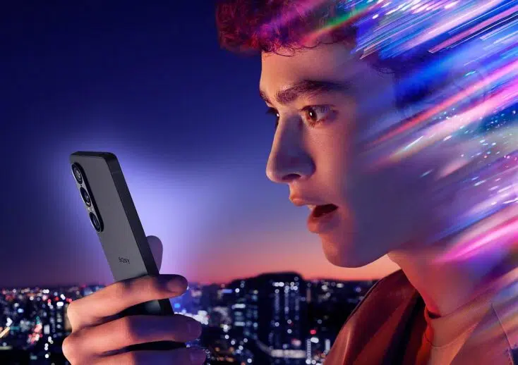 sony xperia 1 vii in der hand sony xperia 1 vii in der hand