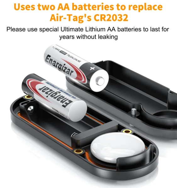 Airtag Batterie Erweiterungsgehaeuse AA Lithium Batterien