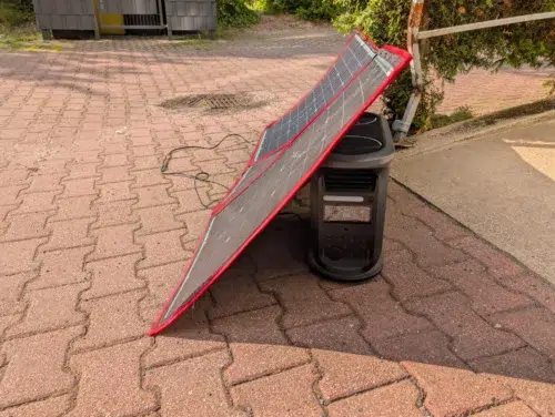 Ampace Andes 1500 Powerstation Solarladetest