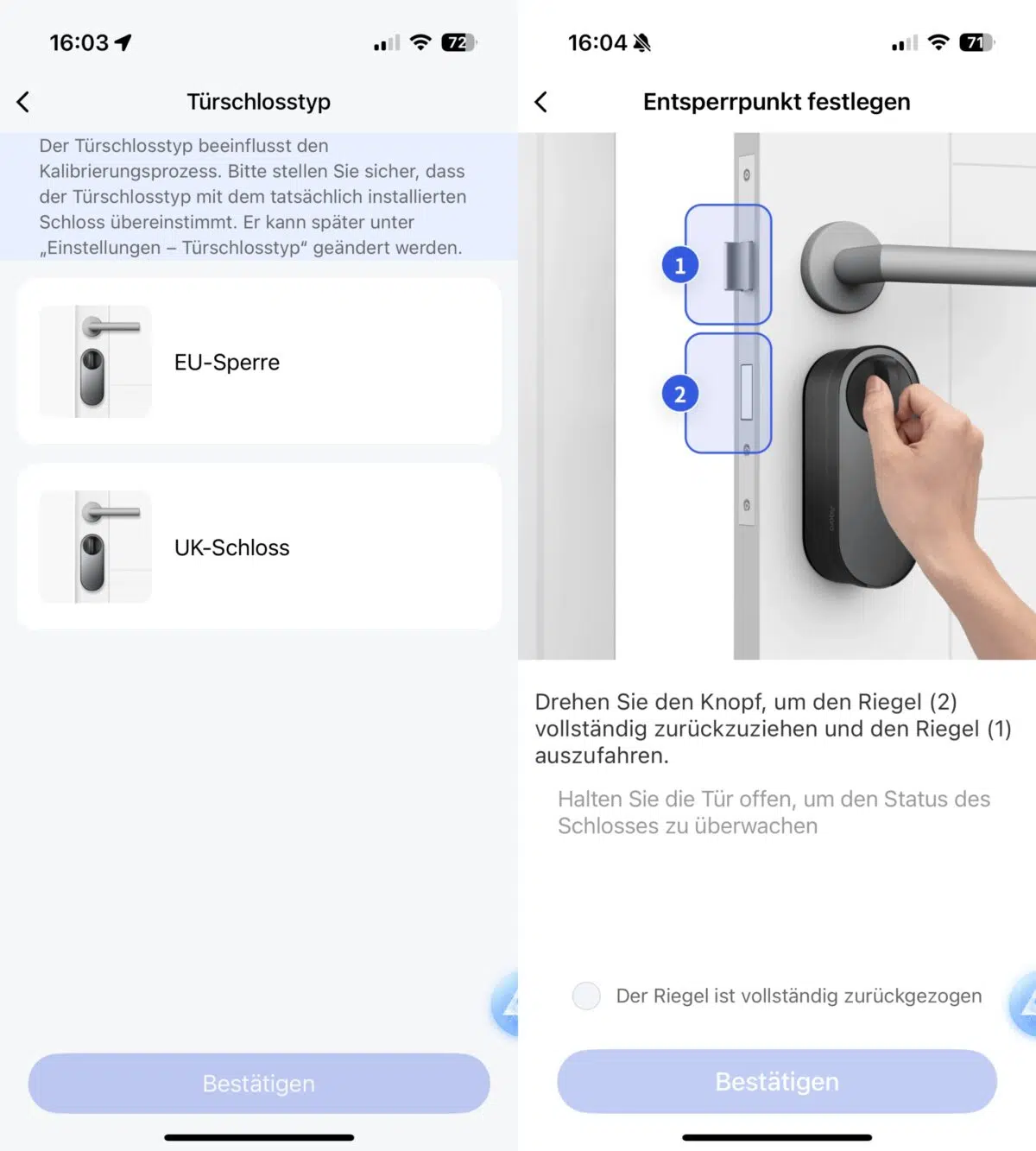 Aqara Smart Lock U200 Lite Installation App