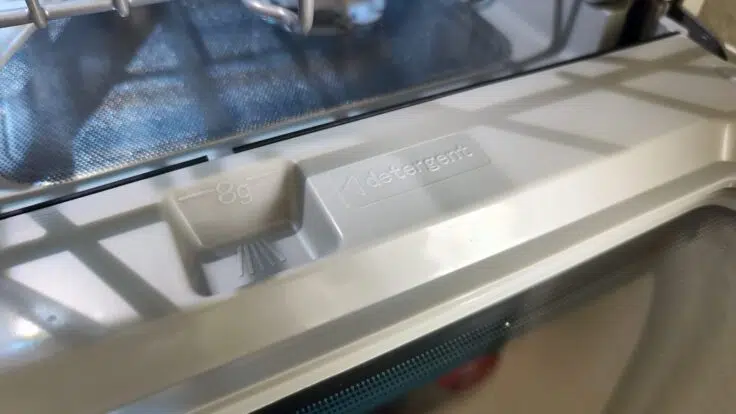 BlitzHome BH 4 CDW Mini Spuelmaschine Spuelmittelfach