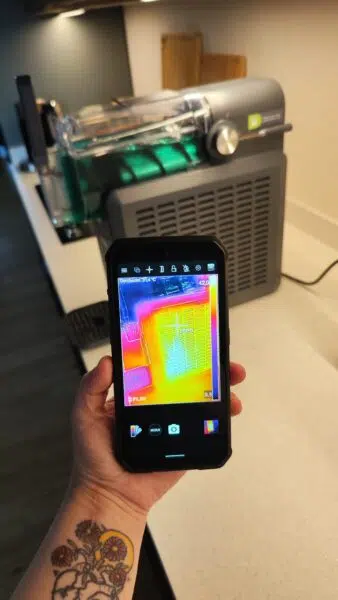 INOVIVA Slushie Maschine Hitzeentwicklung